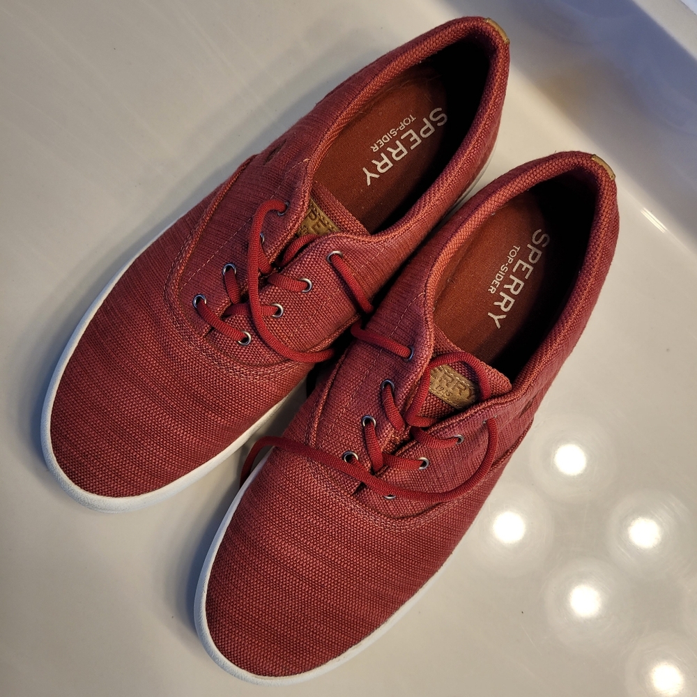 SPERRY Wahoo Baja Casual Top-Sider Sneakers Red Men's US Size 11